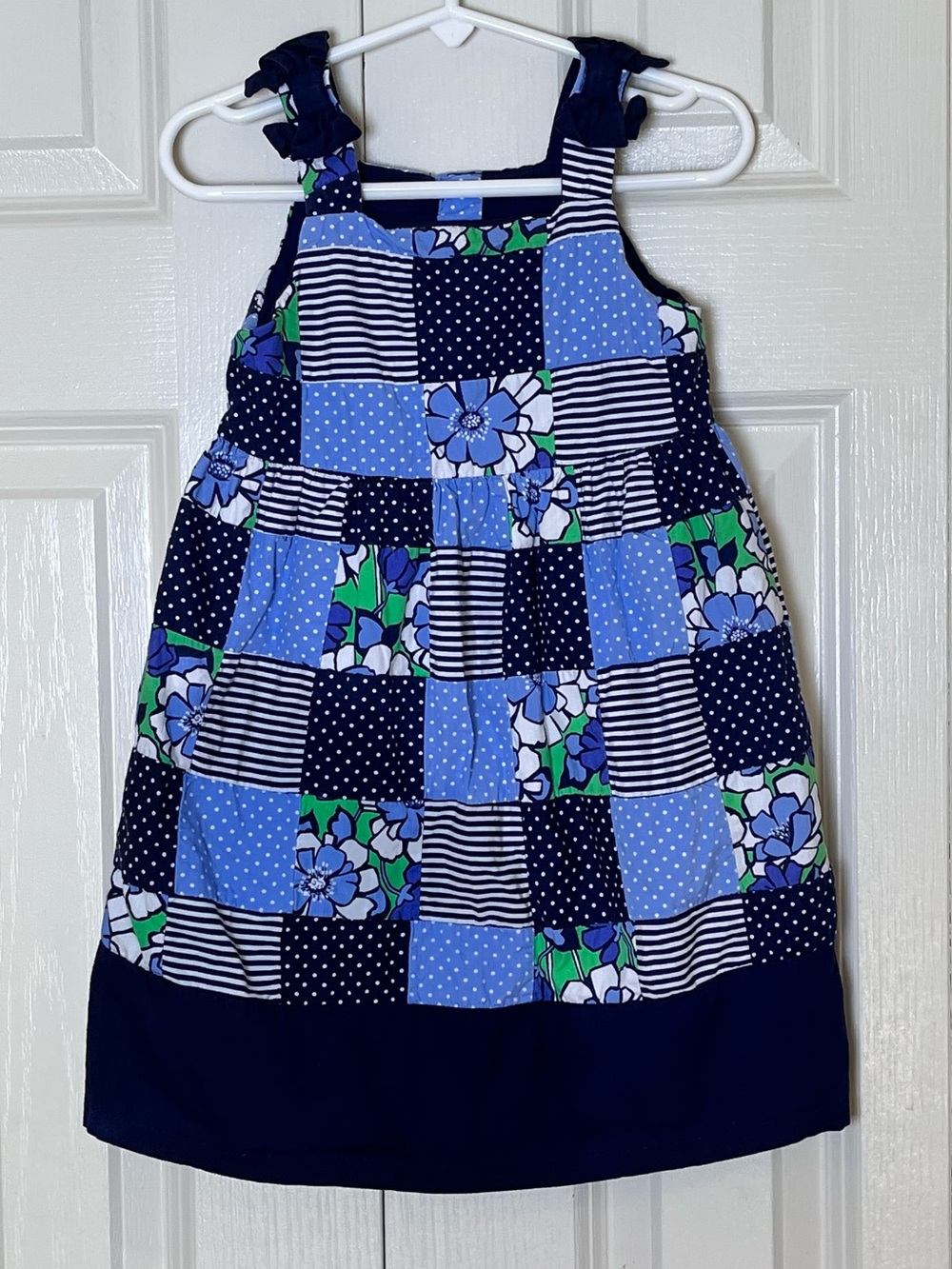Gymboree Girls 
SPRING PREP Collection Patchwork Polkadot Sundress Toddler 3T